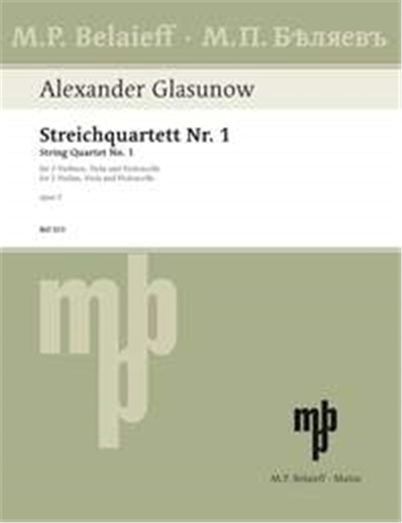 Streichquartett Nr. 1 D-Dur op. 1